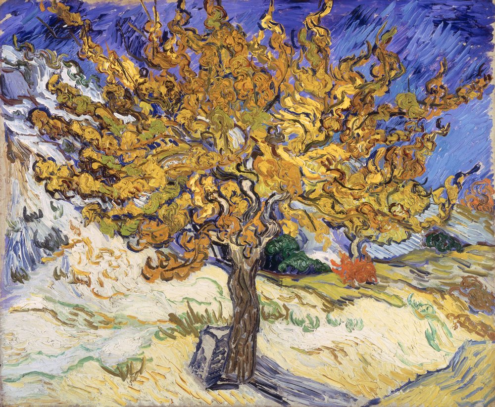 Amoreira, 1889 | Vincent van Gogh | Impressão de arte